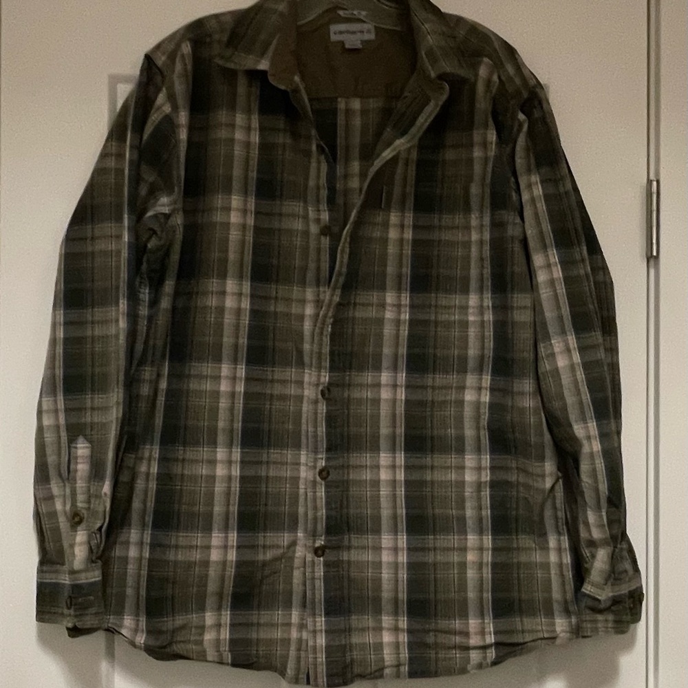Carhartt Green Plaid Shirt